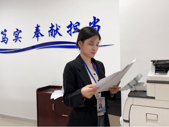 【9001cc金沙以诚为本头条|员工风范】笃行勤学、铸造自我——夏雪婷