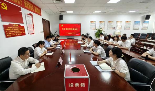 9001cc金沙以诚为本公司召开党支部换届选举大会