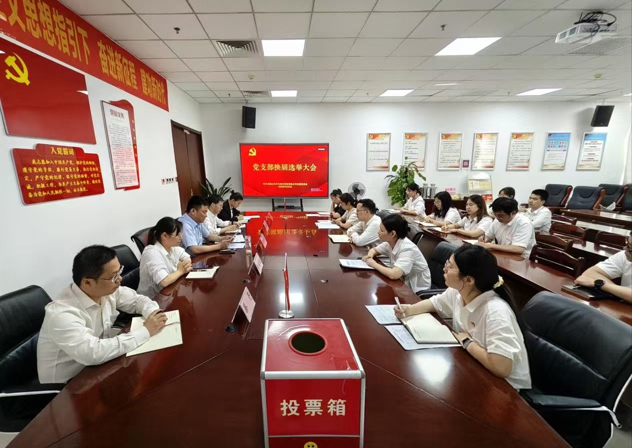 9001cc金沙以诚为本公司召开党支部换届选举大会